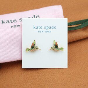 Kate Spade | Dazzling Daisy Hummingbird - Gold Multicolor Stud Earrings
